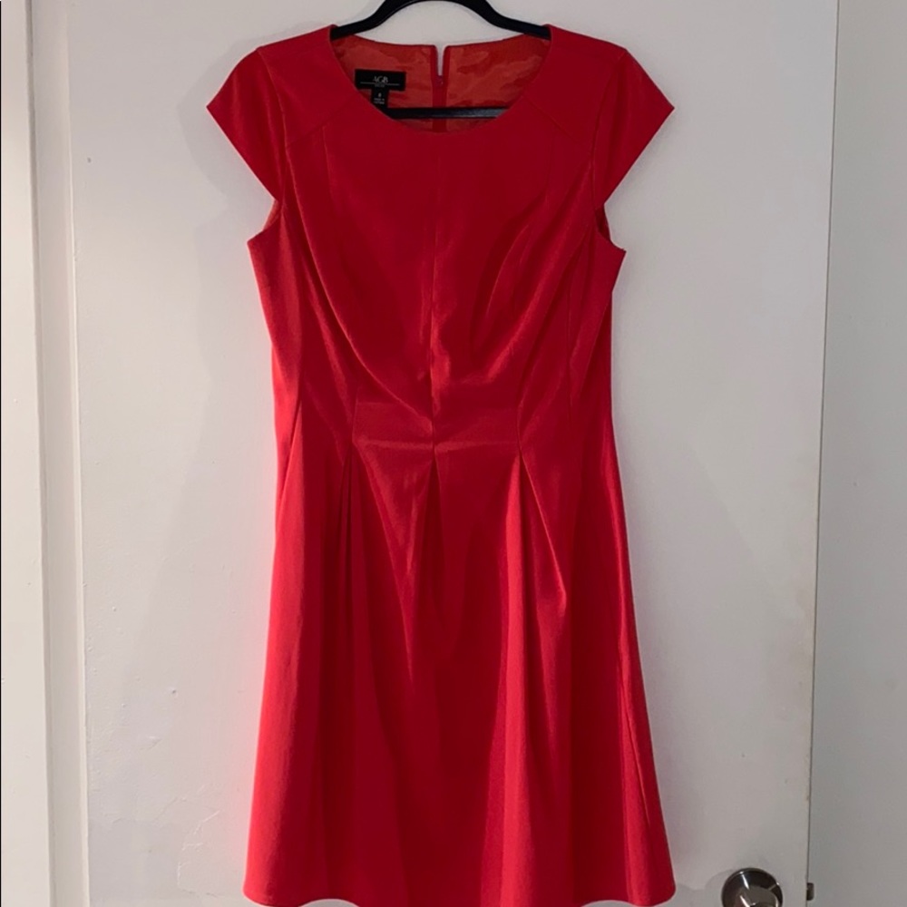 AGB coral cocktail dress